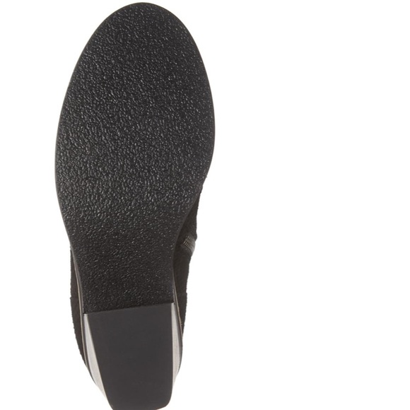 NEW EILEEN FISHER OZMA BOOTIE 8.5 BLACK SNAKESKIN - Picture 5 of 8